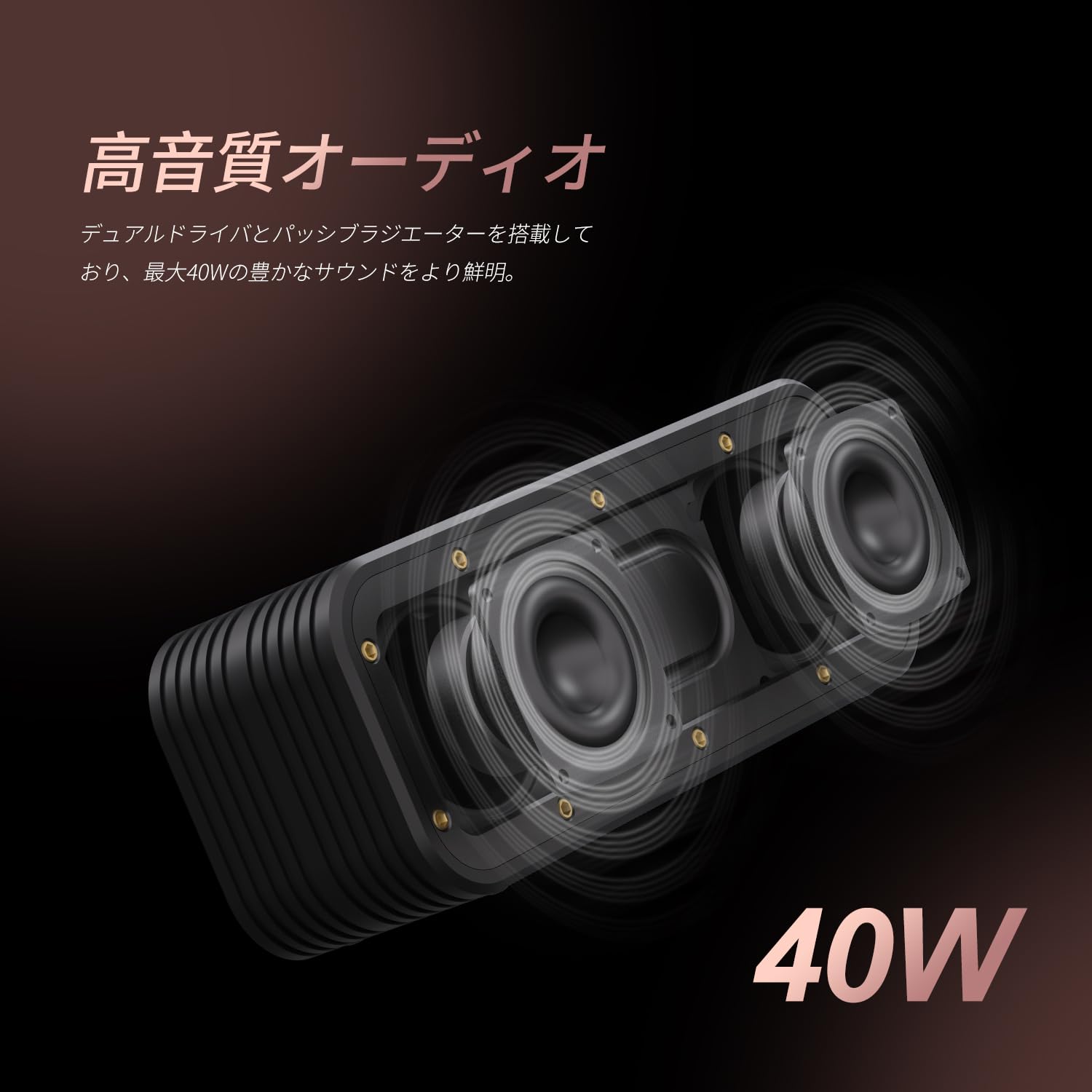 Amazon.co.jp: BOGASING G4 Bluetooth スピーカー ワイヤレス